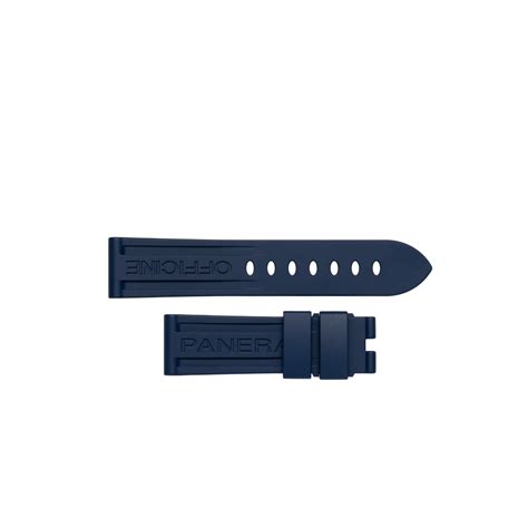 Panerai Dark Blue Rubber Strap 24/22 